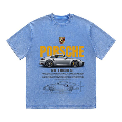 RDMCLOTHINGART tapestry hoodie TURBO S HEAVY COTTON TEES-9419