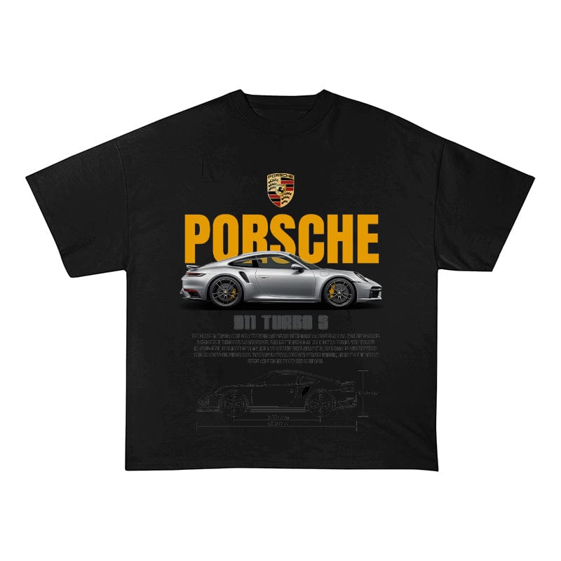 RDMCLOTHINGART tapestry hoodie TURBO S HEAVY COTTON TEES-9419