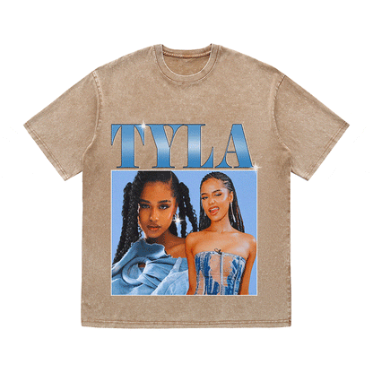 RDMCLOTHINGART tapestry hoodie TYLA HEAVY WEIGHT COTTON TEE-8871