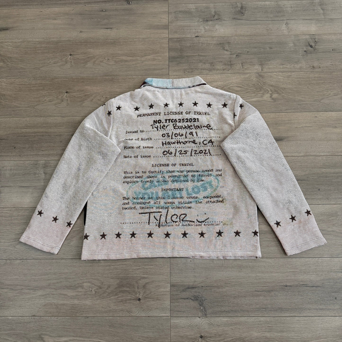 RDMCLOTHINGART tapestry hoodie TYLER V6 TAPESTRY JACKET