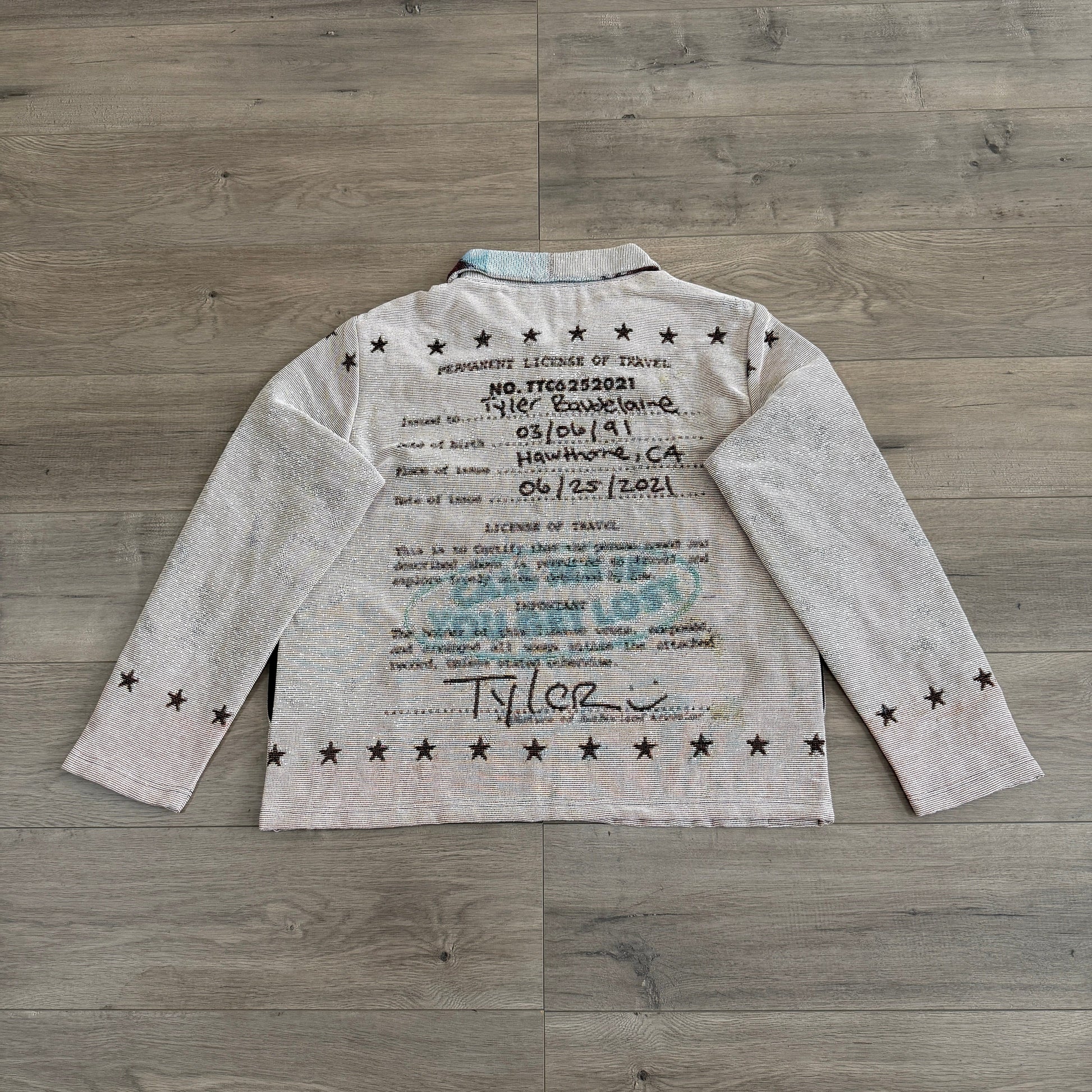 RDMCLOTHINGART tapestry hoodie TYLER V6 TAPESTRY JACKET