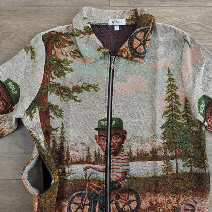 RDMCLOTHINGART tapestry hoodie TYLER V7 TAPESTRY JACKET-98330