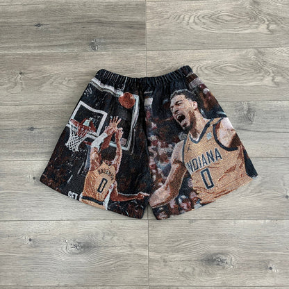 RDMCLOTHINGART tapestry hoodie TYRESS JOHN HALIBURTON TAPESTRY SHORTS