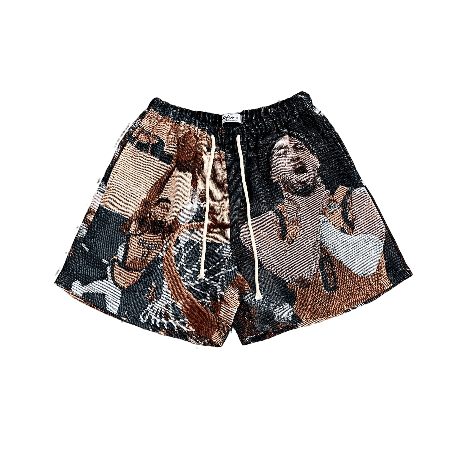 RDMCLOTHINGART tapestry hoodie TYRESS JOHN HALIBURTON TAPESTRY SHORTS