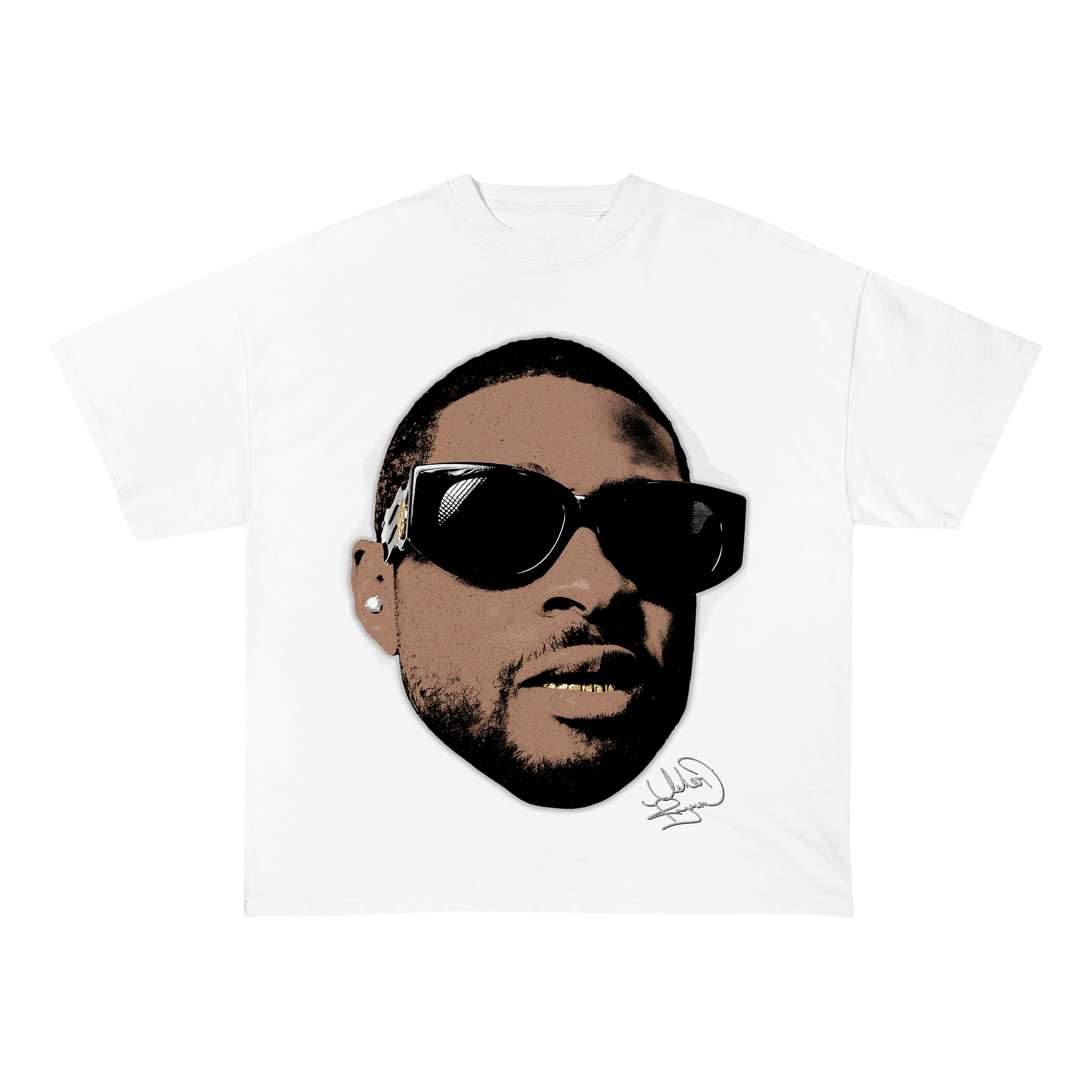 USHER HEAVY WEIGHT COTTON TEE-8038 - RDMCLOTHINGART