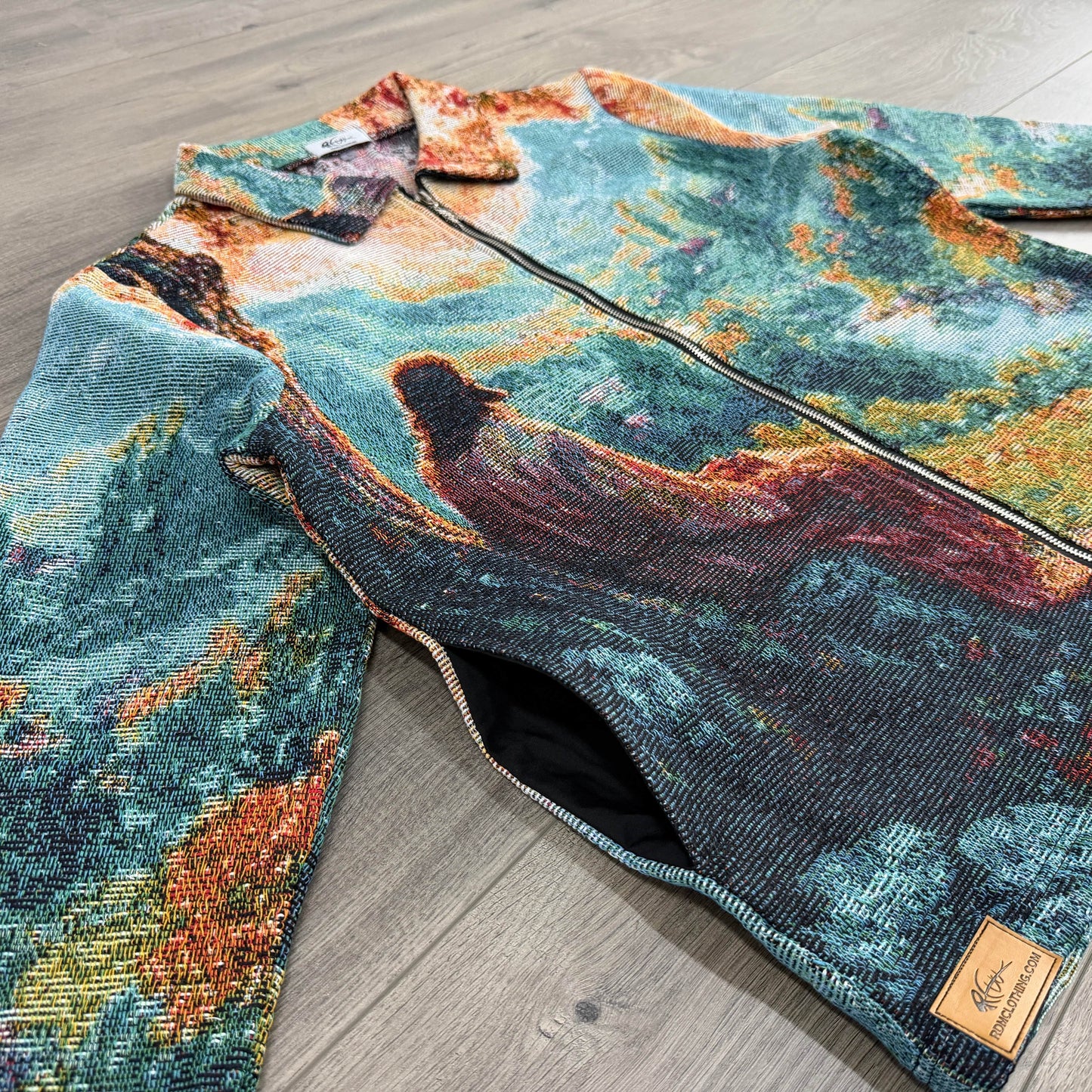 RDMCLOTHINGART tapestry hoodie VALLEY OF PEACE TAPESTRY JACKET