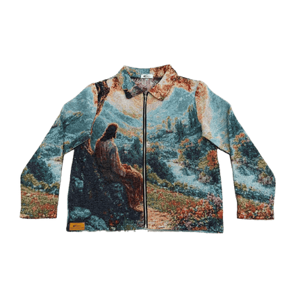 RDMCLOTHINGART tapestry hoodie VALLEY OF PEACE TAPESTRY JACKET