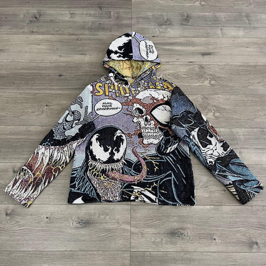 VENOM V2 TAPESTRY HOODIE - RDMCLOTHINGART