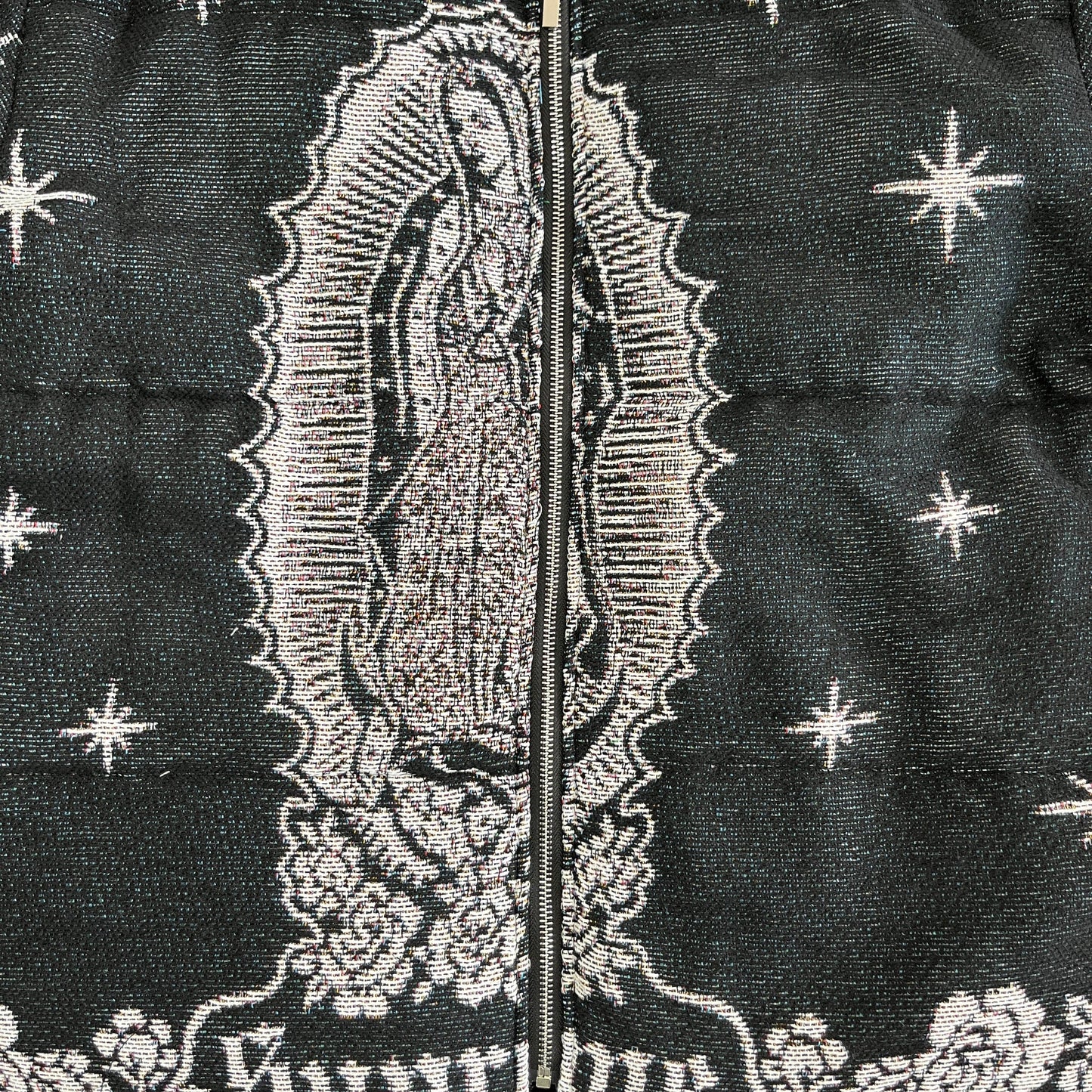 VIGENCITA BLACK TAPESTRY COAT - RDMCLOTHINGART