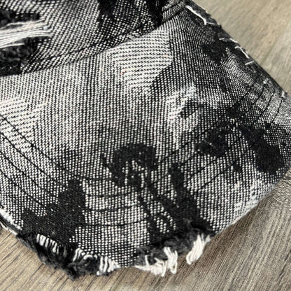 RDMCLOTHINGART tapestry hoodie VINTAGE BLACK WASHED CAP