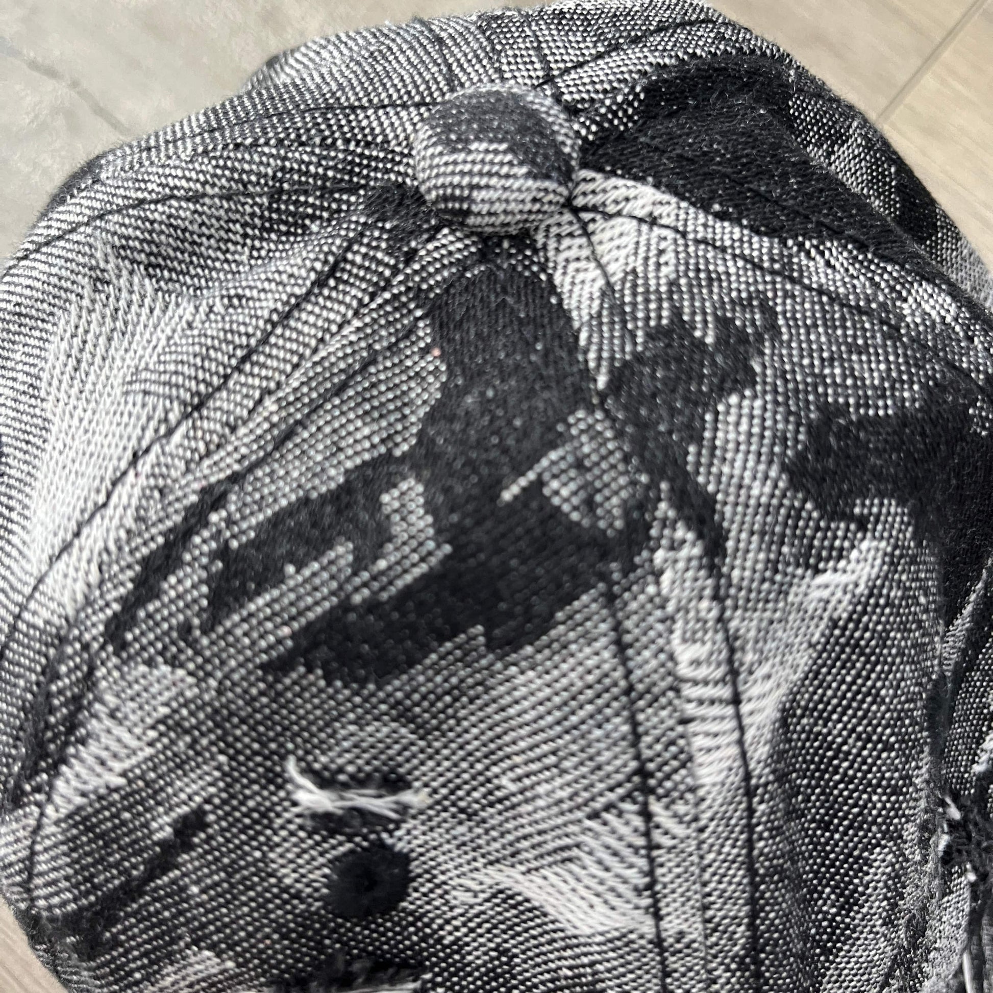 RDMCLOTHINGART tapestry hoodie VINTAGE BLACK WASHED CAP