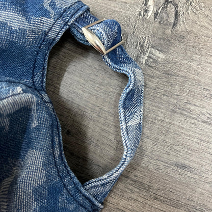 RDMCLOTHINGART tapestry hoodie VINTAGE DARK BLUE WASHED CAP