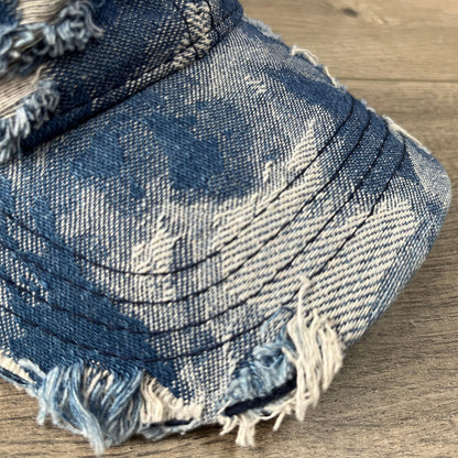 RDMCLOTHINGART tapestry hoodie VINTAGE DARK BLUE WASHED CAP