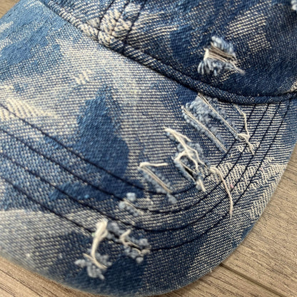 RDMCLOTHINGART tapestry hoodie VINTAGE DARK BLUE WASHED CAP