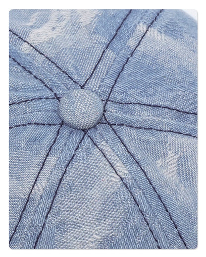 RDMCLOTHINGART tapestry hoodie VINTAGE LIGHT BLUE  WASHED CAP