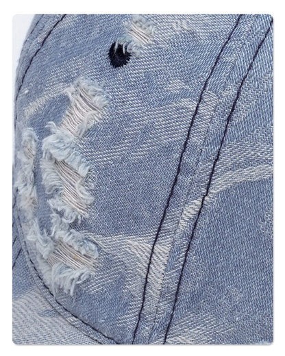 RDMCLOTHINGART tapestry hoodie VINTAGE LIGHT BLUE  WASHED CAP