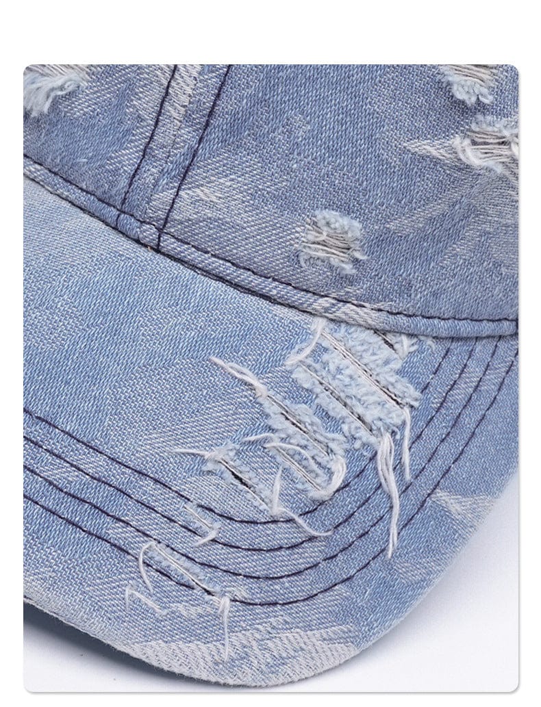 RDMCLOTHINGART tapestry hoodie VINTAGE LIGHT BLUE  WASHED CAP