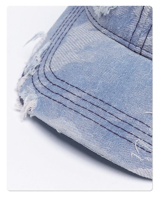 RDMCLOTHINGART tapestry hoodie VINTAGE LIGHT BLUE  WASHED CAP