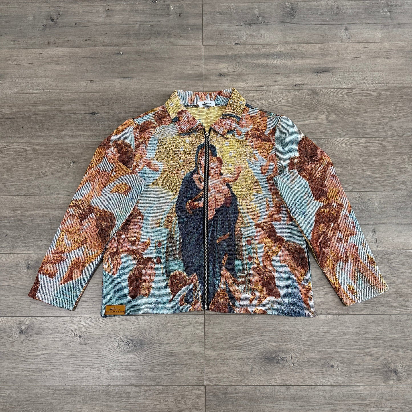 RDMCLOTHINGART tapestry hoodie VIRGIN MARY TAPESTRY JACKET