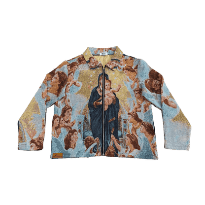 RDMCLOTHINGART tapestry hoodie VIRGIN MARY TAPESTRY JACKET