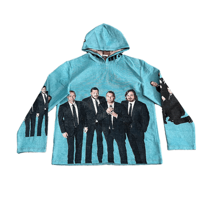 WEEZER TAPESTRY HOODIE - RDMCLOTHINGART