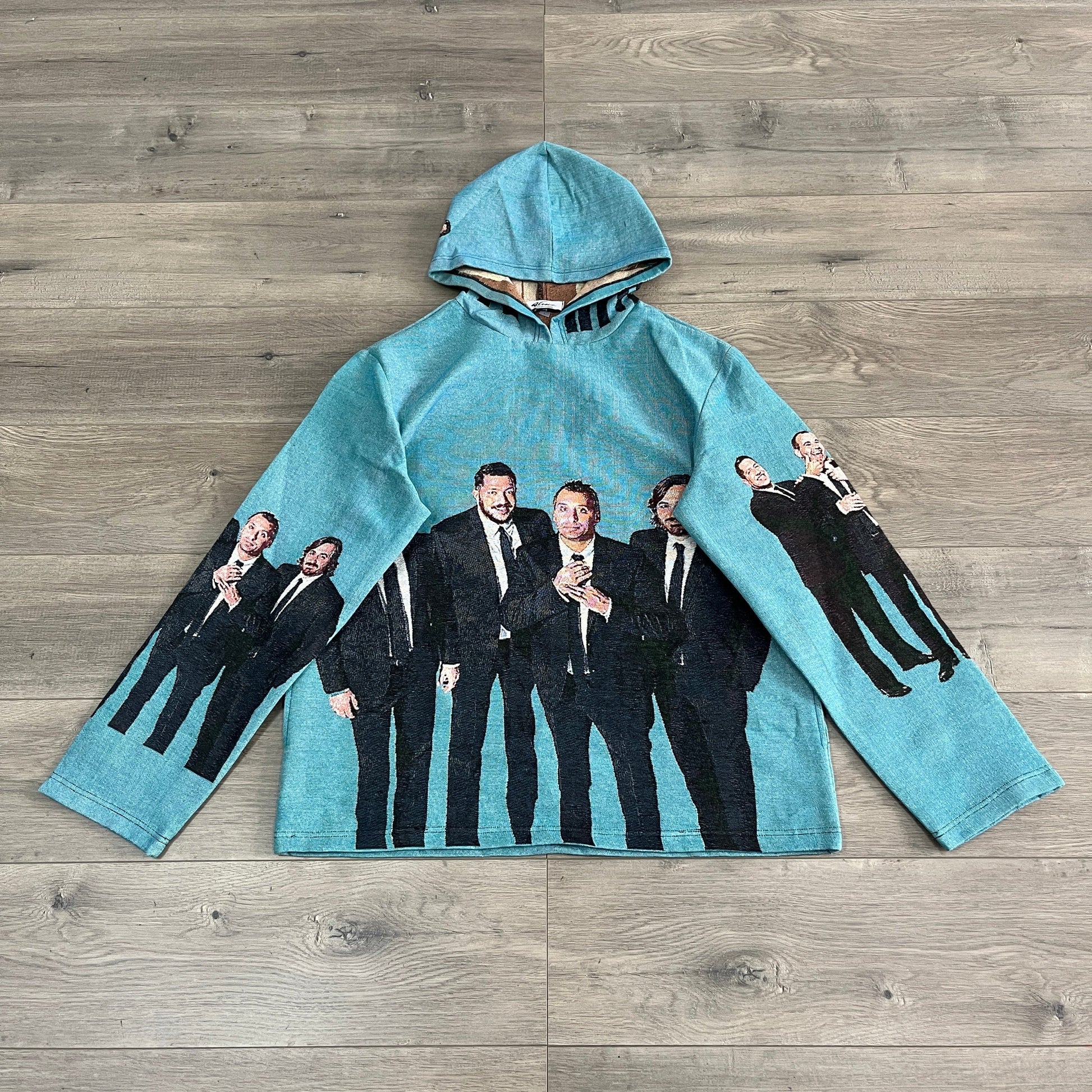 WEEZER TAPESTRY HOODIE - RDMCLOTHINGART