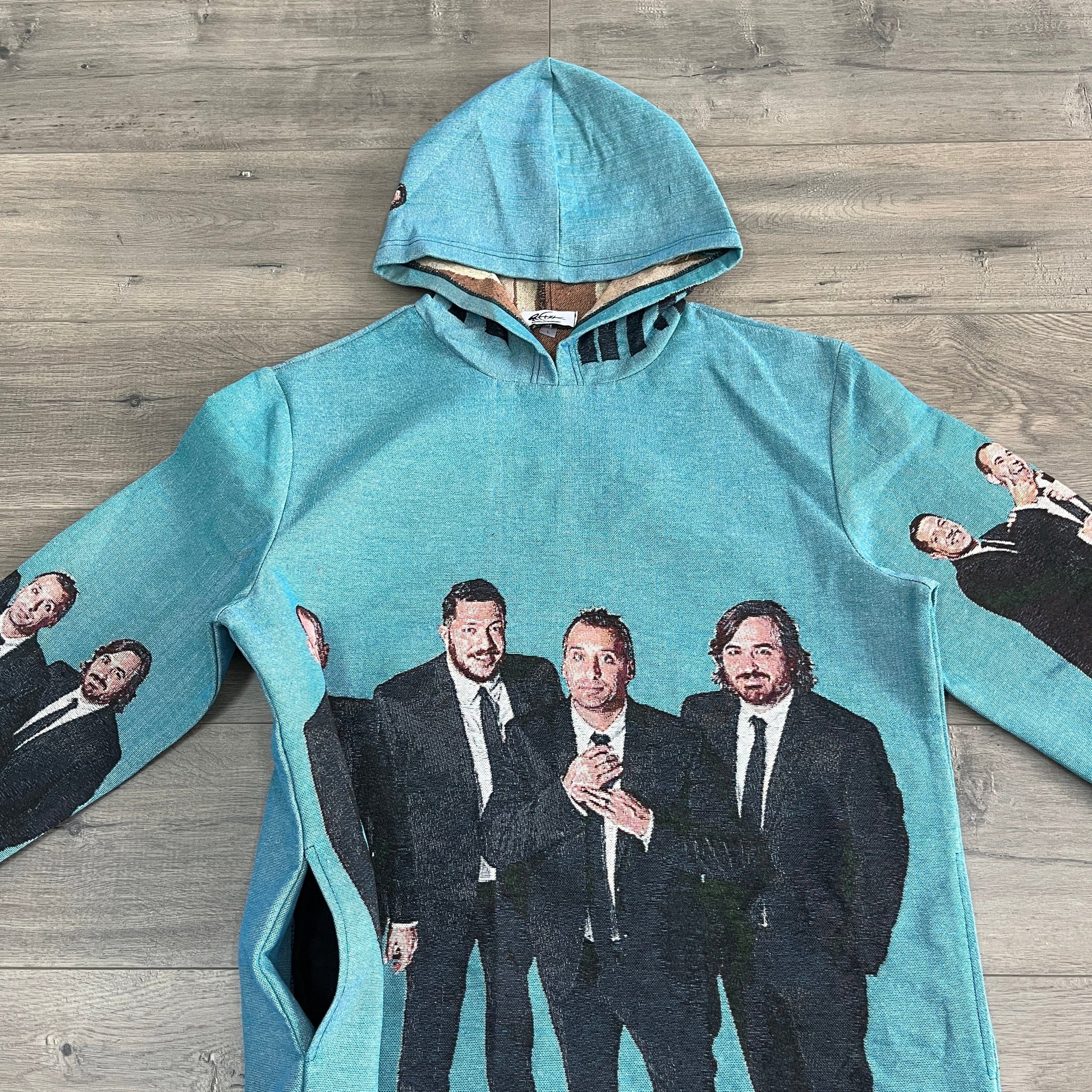 WEEZER TAPESTRY HOODIE - RDMCLOTHINGART