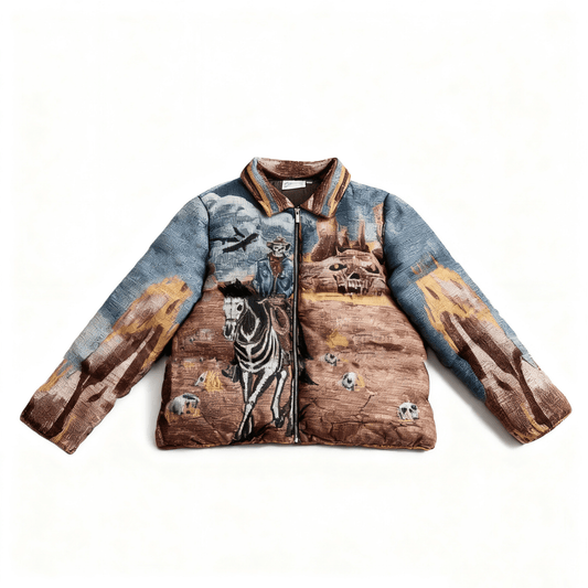 RDMCLOTHINGART tapestry hoodie WEST TAPESTRY COAT