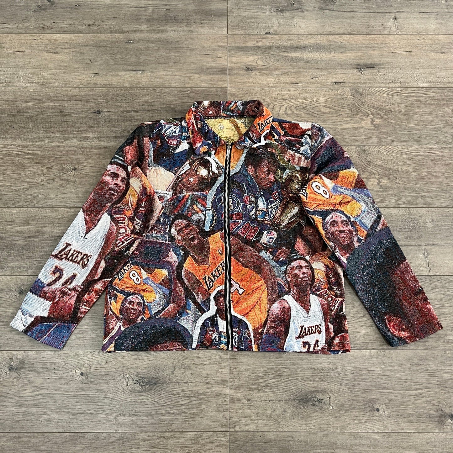 YELLOW CHAMPION TAPESTRY JACKET - RDMCLOTHINGART