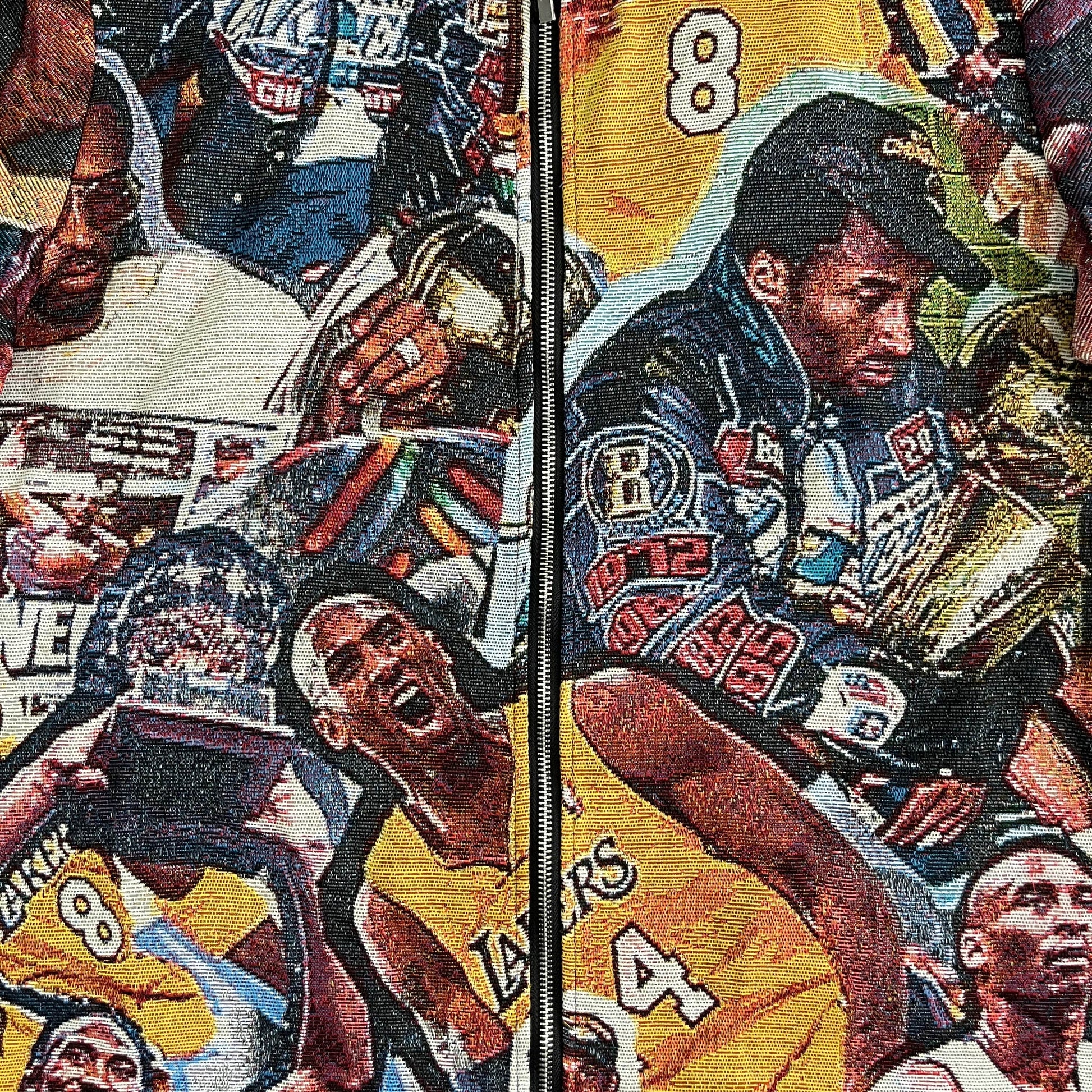 RDMCLOTHINGART tapestry hoodie YELLOW CHAMPION TAPESTRY TEE