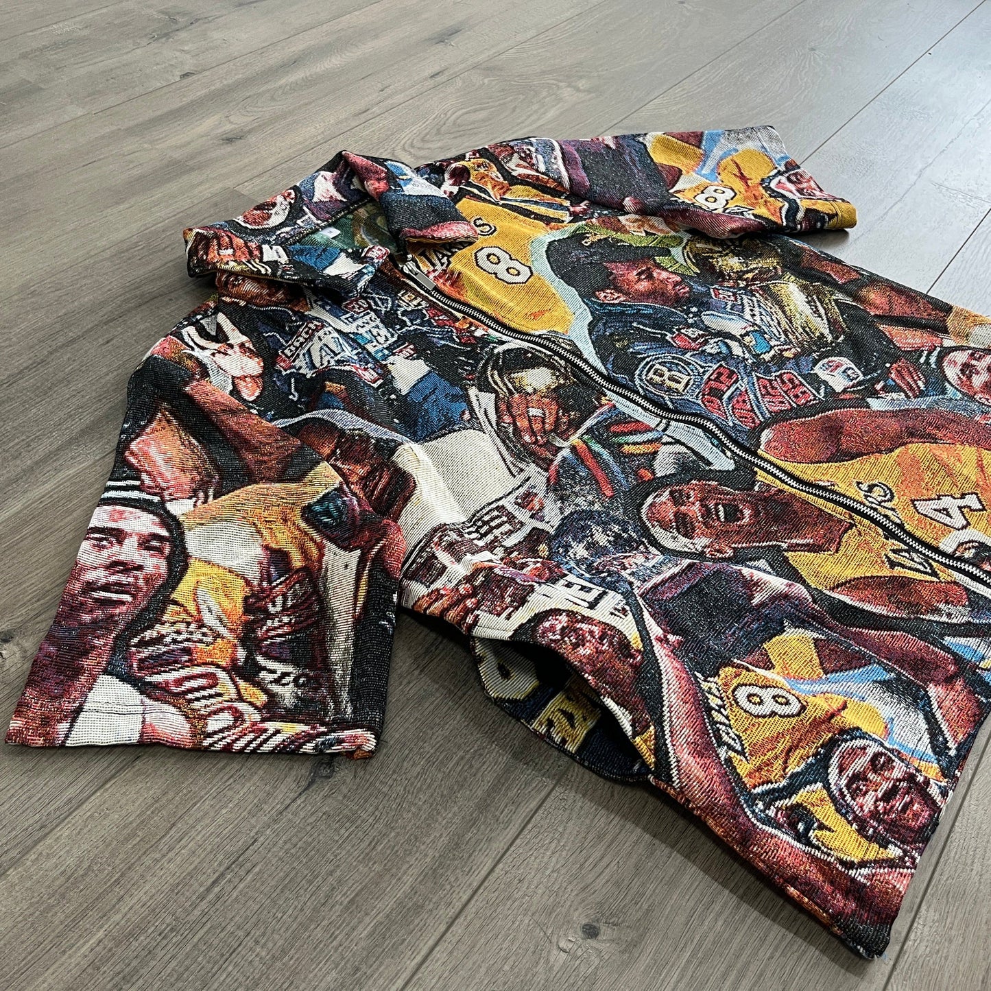 RDMCLOTHINGART tapestry hoodie YELLOW CHAMPION TAPESTRY TEE