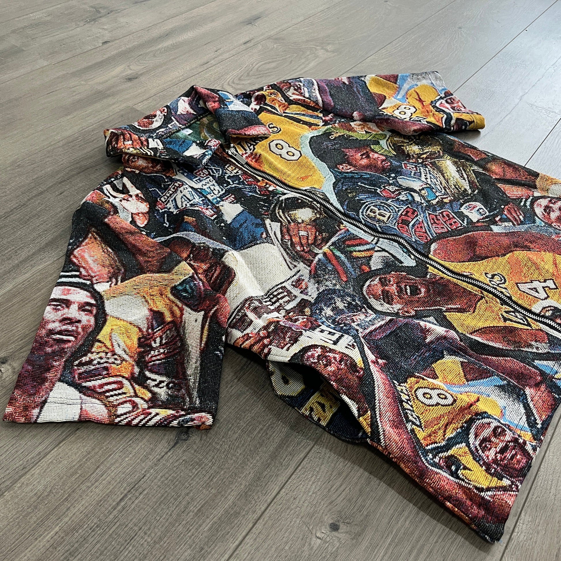 RDMCLOTHINGART tapestry hoodie YELLOW CHAMPION TAPESTRY TEE