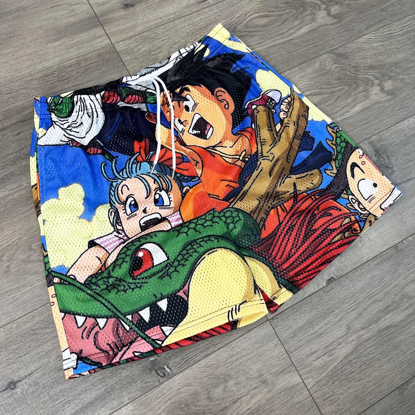 YOUNG GOKU MESH SHORTS-8661 - RDMCLOTHINGART