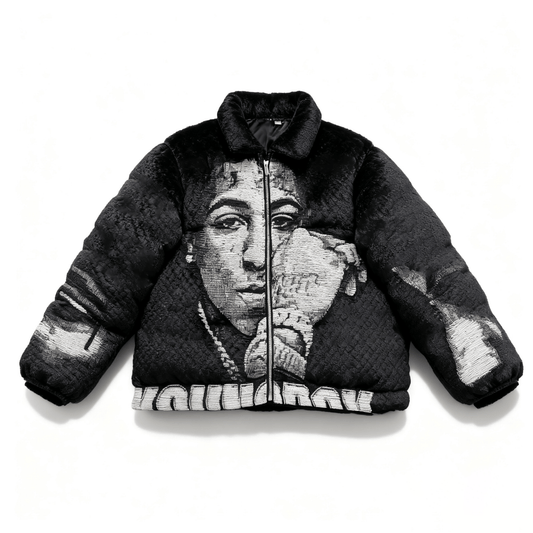 RDMCLOTHINGART tapestry hoodie YOUNGBOY TAPESTRY COAT