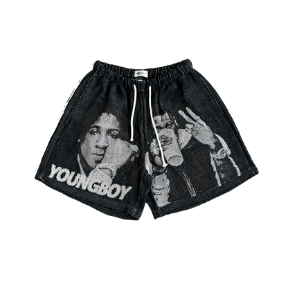 RDMCLOTHINGART tapestry hoodie YOUNGBOY TAPESTRY SHORTS