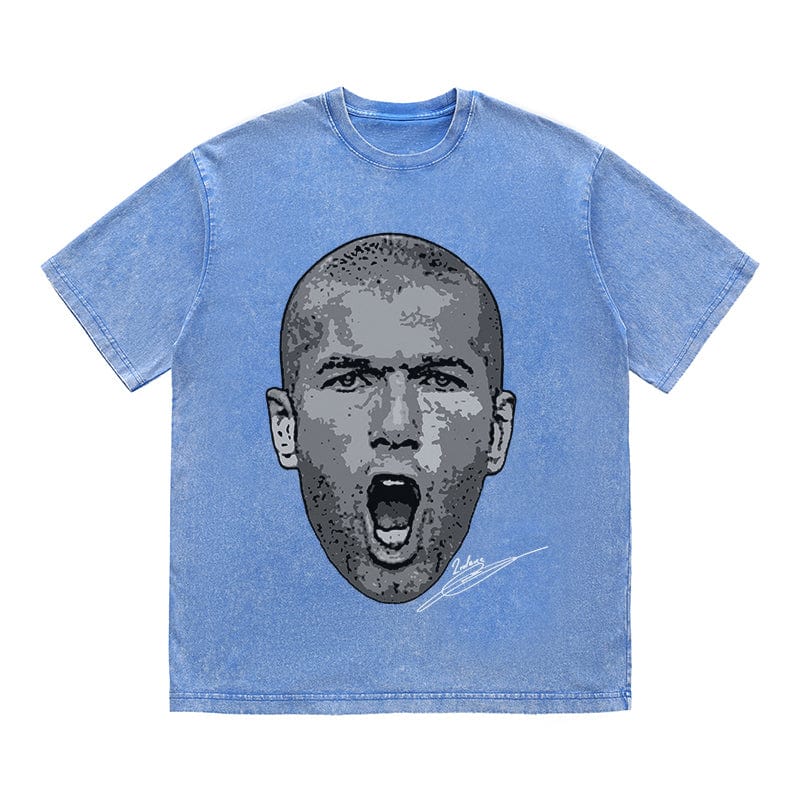 RDMCLOTHINGART tapestry hoodie ZIDANE HEAVY COTTON TEES-9674