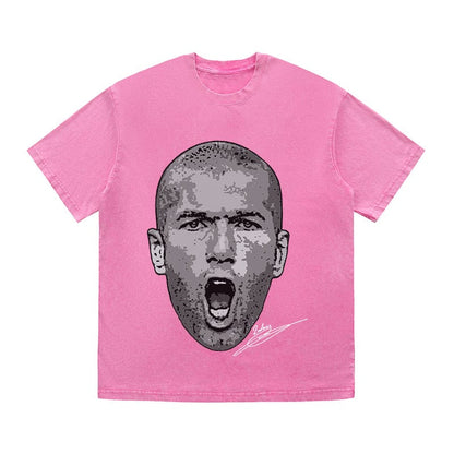 RDMCLOTHINGART tapestry hoodie ZIDANE HEAVY COTTON TEES-9674