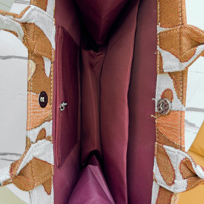 RIHANNA TAPESTRY TOTE BAG - RDMCLOTHINGART