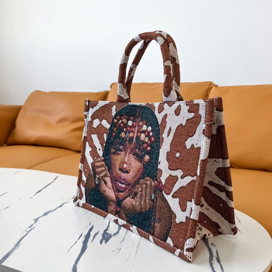 SZA TAPESTRY TOTE BAG - RDMCLOTHINGART
